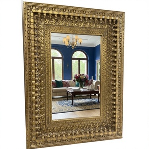 Ornate <b>Gold</b> Wall <b>Mirror</b> Antique Decorative For home & garden Frame Large Luxury Home Hotel Villa <b>Mirror</b> Custom - Product Image 1