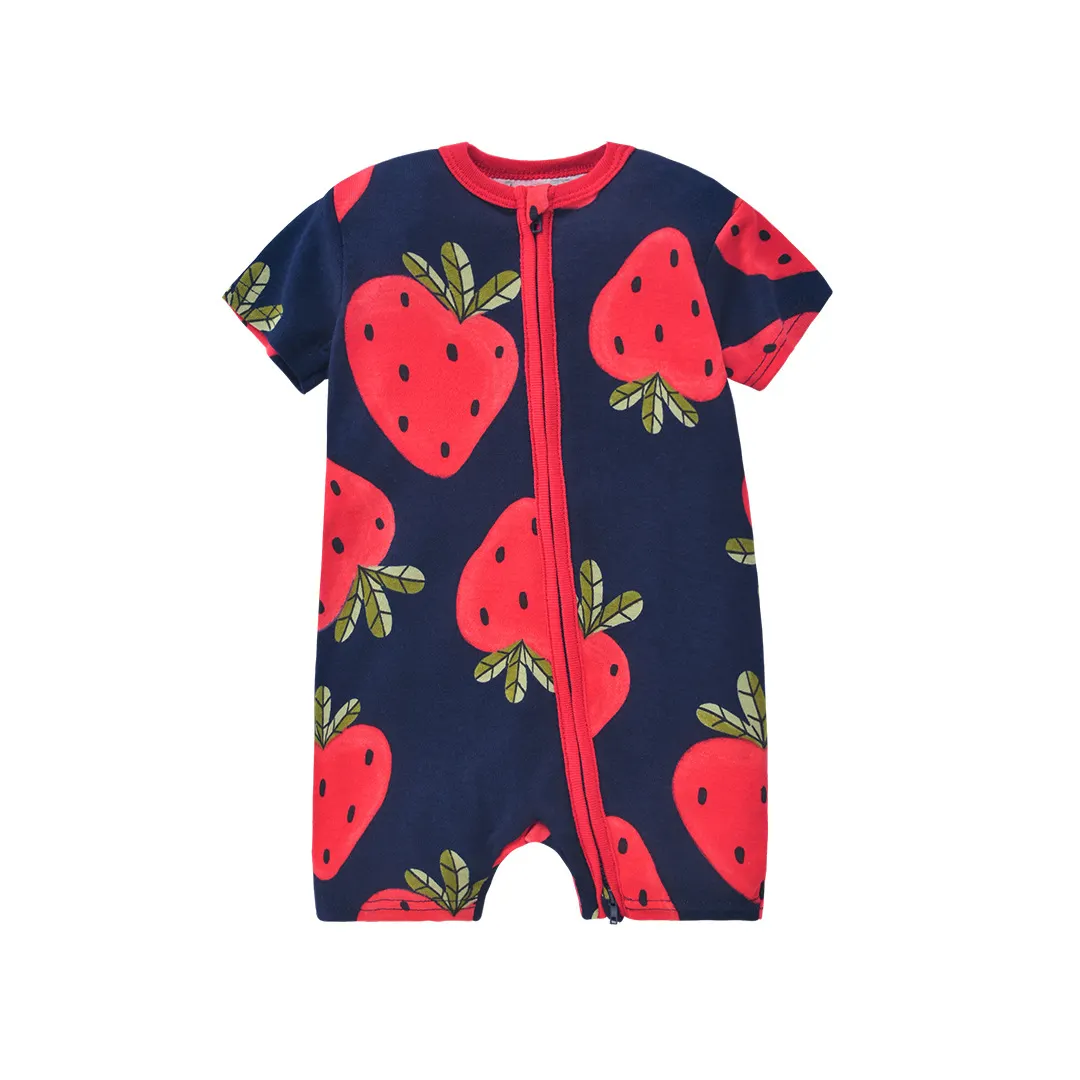 infant & toddlers clothing outfits rompers strawberry printed baby clothes girls