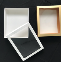 Boîte à chapeau en carton blanc transparent pour biscuits, fraises, chocolats, pâtisseries, macarons – Emballage alimentaire en papier blanc