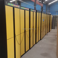 Casier de stockage électronique intelligent extérieur de grande taille de grand compartiment personnalisable pour la gare d'aéroport de centre touristique