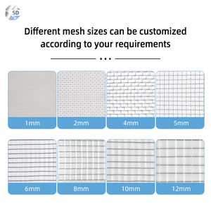 Cestello 304 in rete intrecciata in acciaio inossidabile personalizzato per la pulizia dell'officina industriale cesto in rete metallica - Product Image 5