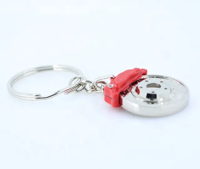 Freno a disco Keychain Modello di Vendita Calda Creativo Accessori Auto Ricambi Auto Portachiavi Anello portachiavi Keyfob Portachiavi