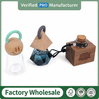 Diffuseur de parfum pour voiture en bois personnalisé avec cordon de suspension, bouchon en bois, parfum aromatique pour véhicule, écologique