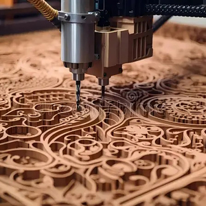 LIZE layanan mesin CNC OEM untuk bagian kayu yang berspesialisasi dalam solusi Holzteile kualitas pembalik kayu Maple bambu Walnut - Product Image 2