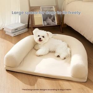 Großhandel U-Form Beste Qualität Ortho pä disches Hunde bett Wasch bares menschliches Schlafs ofa Hunde kätzchen Betten - Product Image 5