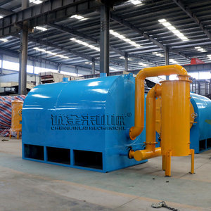 Four de carbonisation horizontal écologique pour la production de charbon de bois dur, ensemble complet de petite taille, équipement de pyrolyse de biomasse pour le coco - Product Image 2