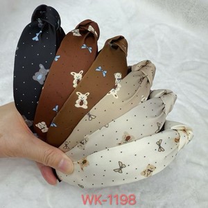Diadema plisada para mujer, diadema ancha de estilo otoño-invierno, diadema retro dulce y fresca para niñas, moda Ins WK-1198 - Product Image 1