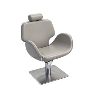 Sillón de Barbería Moderno, Hidráulico, Tapizado, con Reposacabezas, para Salón de Belleza - Product Image 5