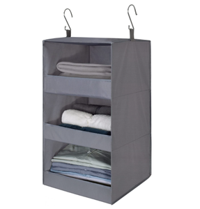 3-Shelf Hanging Closet Organizer Collapsible Hanging Closet Shelves Hanging Organizer for Closet & RV - Product Image 1