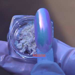 Poudre de pigment pour nail art effet chrome <span class=keywords><strong>opale</strong></span> irisé, résistante aux solvants, qualité cosmétique - Product Image 5