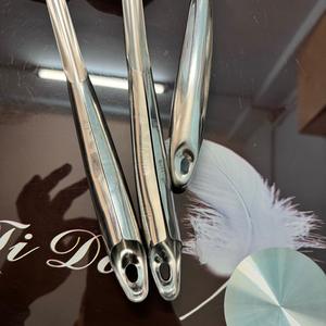 Ensemble d'ustensiles de cuisine Fan Do en acier inoxydable, 3 pièces, robustes, avec manche creux, cuillère passoire, spatule, outils de cuisine - Product Image 4