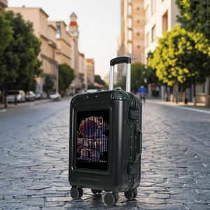 Nouvelle <span class=keywords><strong>valise</strong></span> changeante <span class=keywords><strong>d</strong></span>'image intelligente avec affichage de lumière LED bluetooth cadre en aluminium bagages de voyage 20 pouces <span class=keywords><strong>valise</strong></span> à main - Product Image 1
