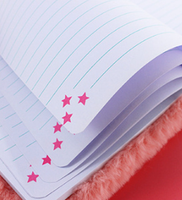 Cahier de fruits en peluche Cahier de cours pour étudiants Cahier horizontal pastèque