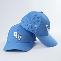 Casquette de camionneur unisexe en maille brodée à six panneaux avec logo personnalisé et cadre Casquette de baseball en nylon style sportif découpé au laser