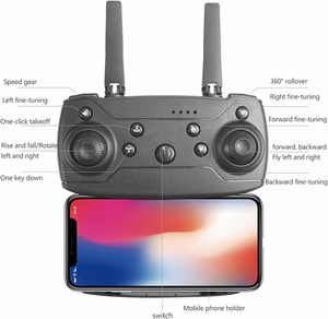Drones DWI Dowellin con cámara 4K Dron <span class=keywords><strong>plegable</strong></span> <span class=keywords><strong>E88</strong></span> con cámara HD, mini drones con brazos plegados LED transparentes - Product Image 4