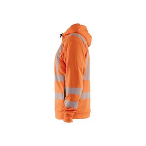 BLAKLADER-Sudadera con capucha de alta visibilidad de 356525385300M con cremallera completa Naranja-EAN 7330509831786 ROPA DE TRABAJO DE LA HI-VIS - Product Image 4