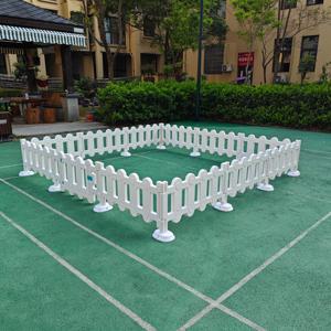 Recinzione di Sicurezza in Plastica per Area Giochi Morbida per Bambini, Recinto Bianco per Parco Giochi, Attrezzatura per Parco Giochi in Plastica - Product Image 4