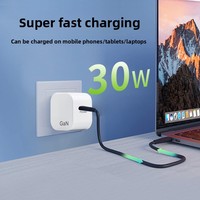 Pengisi Daya USB-C Gallium Nitride PD30W untuk Ponsel, Tablet & Komputer - Adaptor PSE dengan Pengisian Cepat PPS 3.3-11V