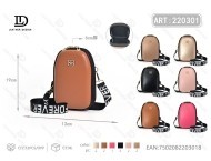 Borsa a Tracolla Ovale Rigida da Donna in PP Monocolore con Chiusura a Cerniera per Tutte le Stagioni - Product Image 1
