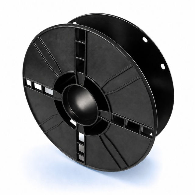 Custom 200mm Black Empty 3D Printer Filament Spool Reusable Universal Plastic Spool 3D Printing