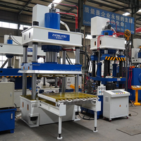 Presse hydraulique à chaud pour matériaux composites, pour la production de coques de drones UAV en fibre de carbone, 315t, presse à quatre colonnes