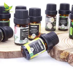 Juego de aceites esenciales naturales de fábrica fragante del fabricante, 14 Uds., Kit de 5ml, fragancia de masaje corporal para hacer jabón, aceites aromáticos orgánicos