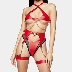 Cintura Regolabile per Cosce da Donna, Imbracatura in Pelle PU per <span class=keywords><strong>BDSM</strong></span>, <span class=keywords><strong>Outfit</strong></span> per Giochi per Adulti - Product Image 1