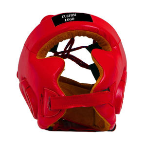 Protector de Cabeza de Boxeo de Cuero PU de Alta Calidad, Casco de Kickboxing, Protector de Cabeza de Combate, en Oferta Ahora - Product Image 5