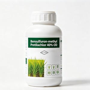 Bensulfuron-méthyl Pretilachlor 40% OD Herbicide <span class=keywords><strong>sélectif</strong></span> pré-émergence pour les cultures de riz, contre les mauvaises herbes annuelles, les souchets et les plantes à feuilles larges - Product Image 1