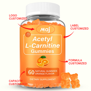 Zuckerfreies L Carnitin 500mg Gummi kreatin Pre Workout Gummies L-Carnitin Supplement Kreatin Mono hydrat erhöhte Energie - Product Image 2