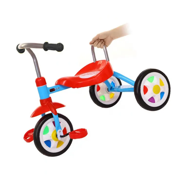 Recién llegado, triciclo para niños con placa de pie trasera, go-cart para niños de 1-3, 4-6 años, familia de dos niños