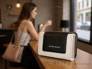 Women's Tri-fold Chain <b>Wallet</b> 7 Inch Pu Material Fashion Style Short Length <b>Wallet</b> - Product Image 2