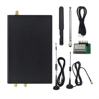 HackRF One R9 V2.0.1 Plataforma de Radio Definida por Software Basada en Linux I2C 1MHz-6GHz Simulador GPS con Carcasa y Cuatro Antenas