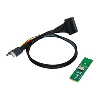 Kartu Adaptor Internal M.2 (PCIe X4) OcuLink SFF-8612 NVMe SSD-Stock 10Gbps Model ST5117/SM-U2SFF-8612