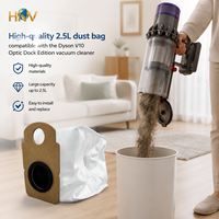 Sac à poussière manuel pour aspirateur domestique en matériau non tissé de haute qualité et respectueux de l'environnement, efficacité de 99,99 %, compatible avec les aspirateurs Dy Sons