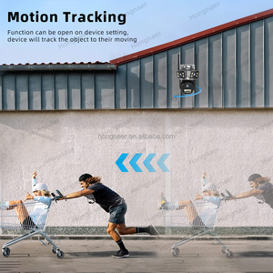 Hongnaer 12MP 360 Grad Smart Wasserdichte PTZ IP CCTV-Außen kamera <span class=keywords><strong>3</strong></span> Objektiv V380 Pro WiFi Surveil Home Security Drahtlose Kamera - Product Image 3