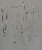 Milskye Bijoux de mode pour dames Collier mini noeud en argent 925