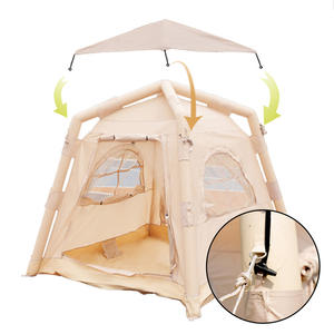 เต็นท์พองลมกลางแจ้งขนาดกะทัดรัด4.6ตร. ม. พร้อมฝาครอบที่ถอดออกได้สำหรับการเดินทางและปิกนิก - Product Image 2