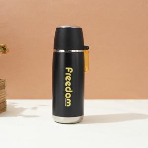Freedom 304 Stainless Steel Insulated Water <b>Bottle</b> With Strap Travel Mug Compact Portable Tumbler - Product Image 4