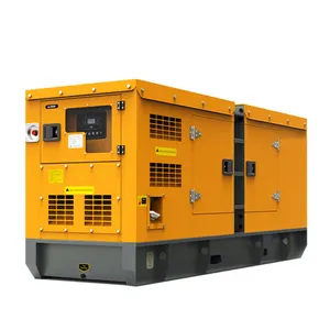 Set generator DG, 30kva 40kva 50kva 62.5kva 75kva 85kva AC 3 fase tipe diam, tanaman daya diesel 75kw generator DG set dengan trailer seluler