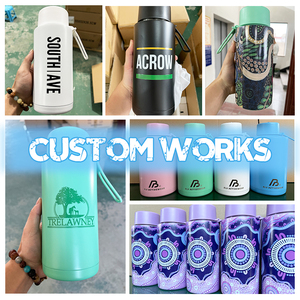 Custom logo 34oz Stainless Steel <b>Insulated</b> Vacuum <b>Flask</b> 1l Reusable Drink Water Bottles with Ceramic Inner - Product Image 5