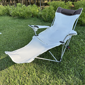 Portable Outdoor <strong>Folding</strong> <strong>Chair</strong> Dual-use Leisure Camping Picnic Lounge <strong>Chair</strong> Outdoor Gear Fishing Beach <strong>Chairs</strong> - Product Image 1