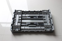 NEXARA Vente en gros Boîte solide pliante industrielle en plastique pliable Option de stockage moins chère pour pièces industrielles Type de caisse