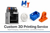 Servicio de Impresión 3D Personalizado SLA MJF SLS SLM FDM 780 mm Máx. Precisión de 0,2 mm Prototipos Rápidos Piezas Funcionales 1 unidad MOQ Marca MT