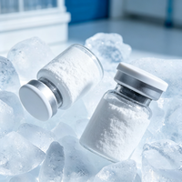 Poudre de peptide de cuivre bleu de haute pureté à 99 %, Tripeptide-1, 50 mg, 100 mg, matière première cosmétique, poudre lyophilisée, fourniture d'usine