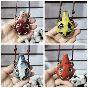 Venta al por mayor de música de regalo lindo colorido tortuga forma Mini 6 agujeros C tonos <span class=keywords><strong>Ocarina</strong></span> <span class=keywords><strong>flauta</strong></span> - Product Image 4