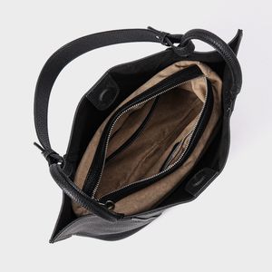Bolso de Mano de Cuero Vacuno de Gran Capacidad, Estilo Casual, Forro de Poliéster, Bolso Tote de Cuero Genuino de Alta Calidad para Mujer - Product Image 6