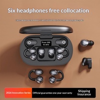 Écouteurs sans fil One Pod Six, intra-auriculaires, semi-intra-auriculaires, à clipser, avec réduction de bruit pour appels