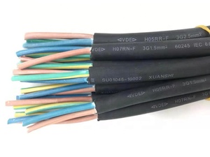 고무 케이블 H07RN-F 60245 IEC66 YCW 순수한 구리 힘 철사 1-6core 1.0,1.5,<span class=keywords><strong>2</strong></span>.5, 4.0,6.0 square chloroethylene 고무 칼집 - Product Image 3