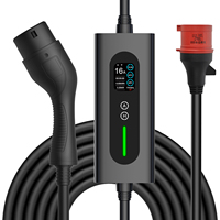 Vente en gros voiture électrique 16A 32A 3,5 Kw 7Kw Station de charge Ev Chargeur portable Ev avec écran réglable